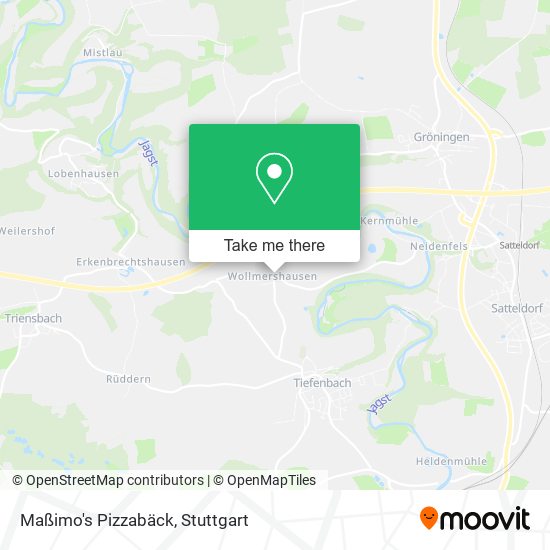 Maßimo's Pizzabäck map