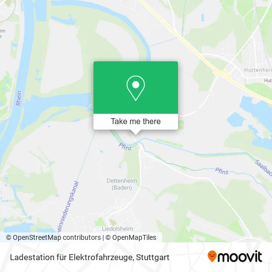 Карта Ladestation für Elektrofahrzeuge