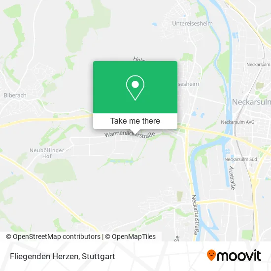Карта Fliegenden Herzen