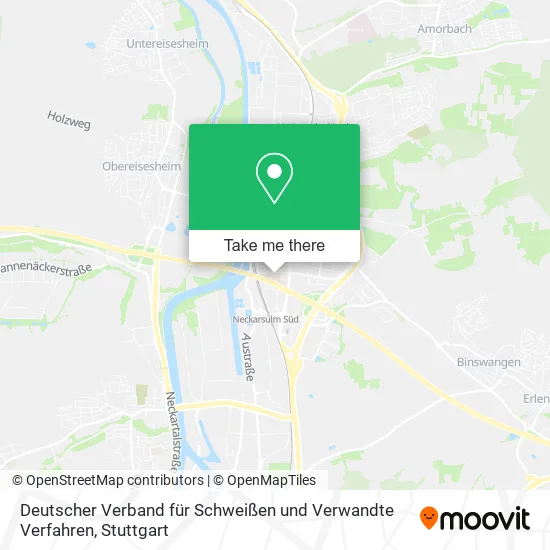 Карта Deutscher Verband für Schweißen und Verwandte Verfahren