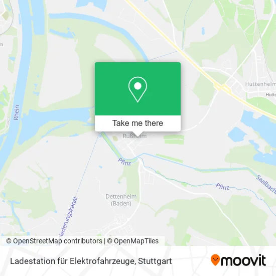 Карта Ladestation für Elektrofahrzeuge