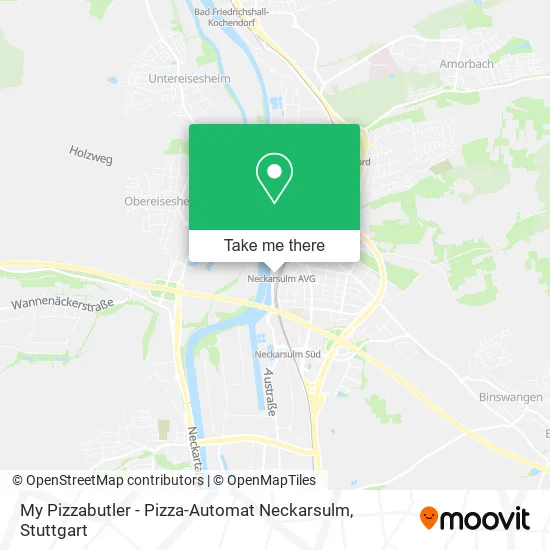Карта My Pizzabutler - Pizza-Automat Neckarsulm
