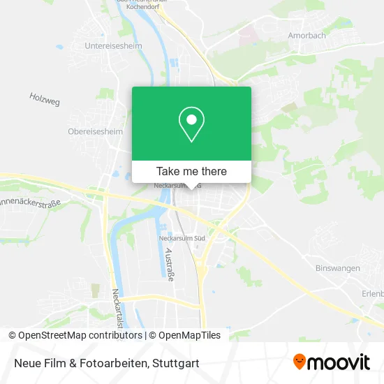 Карта Neue Film & Fotoarbeiten