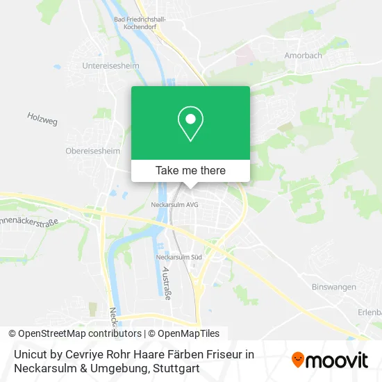 Карта Unicut by Cevriye Rohr Haare Färben Friseur in Neckarsulm & Umgebung