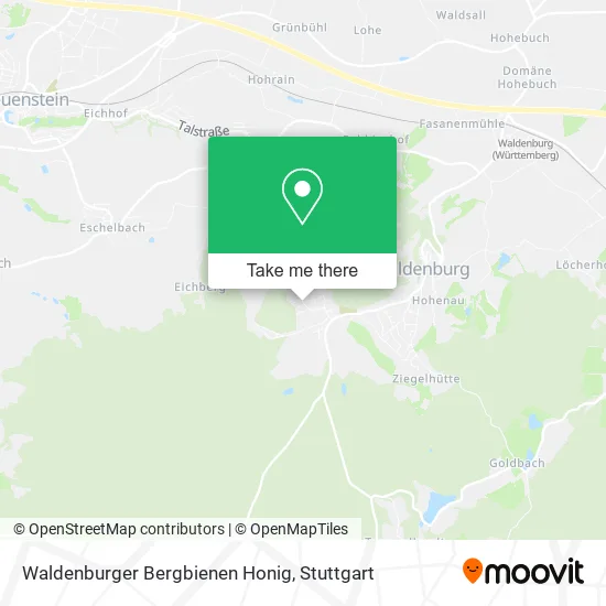 Карта Waldenburger Bergbienen Honig
