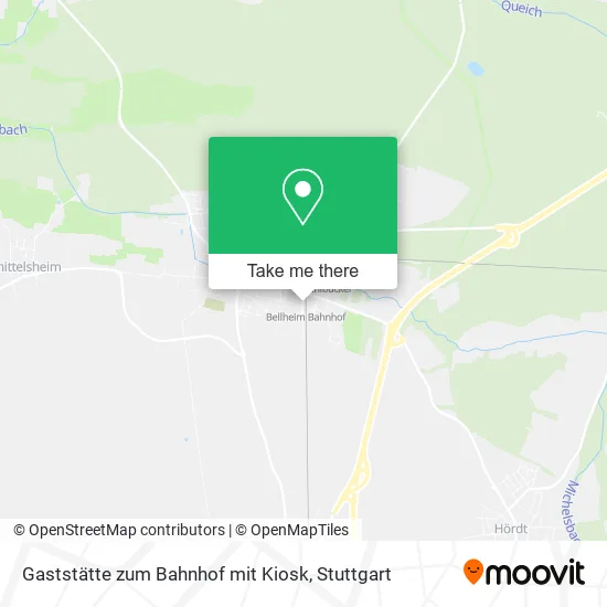 Карта Gaststätte zum Bahnhof mit Kiosk