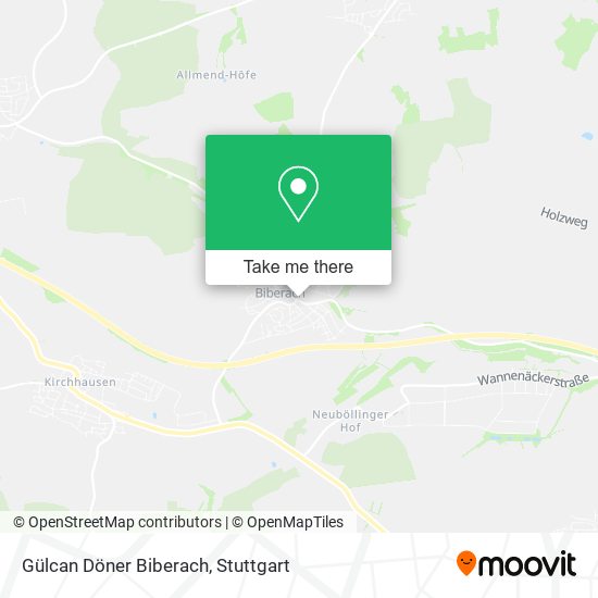 Gülcan Döner Biberach map