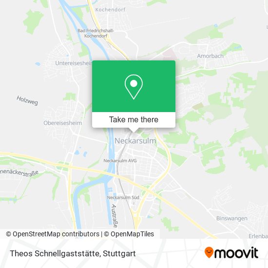 Theos Schnellgaststätte map