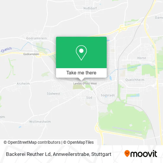 Карта Backerei Reuther Ld, Annweilerstrabe
