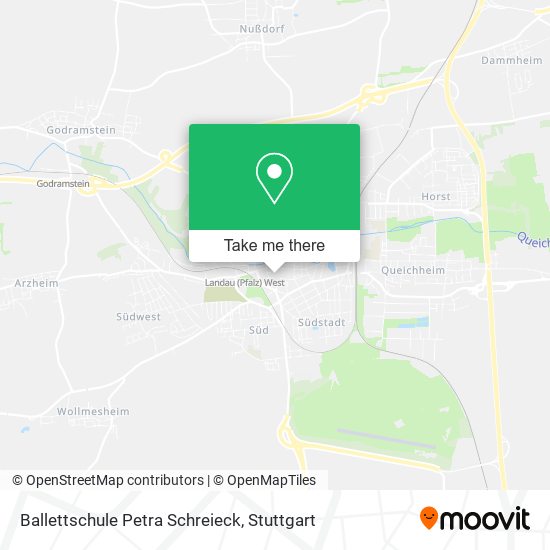 Ballettschule Petra Schreieck map