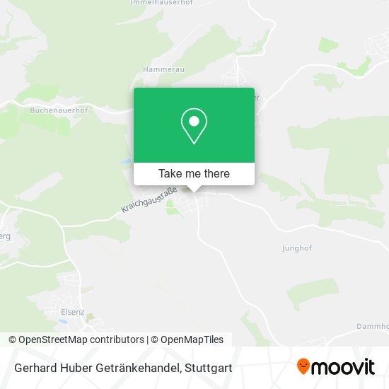 Gerhard Huber Getränkehandel map