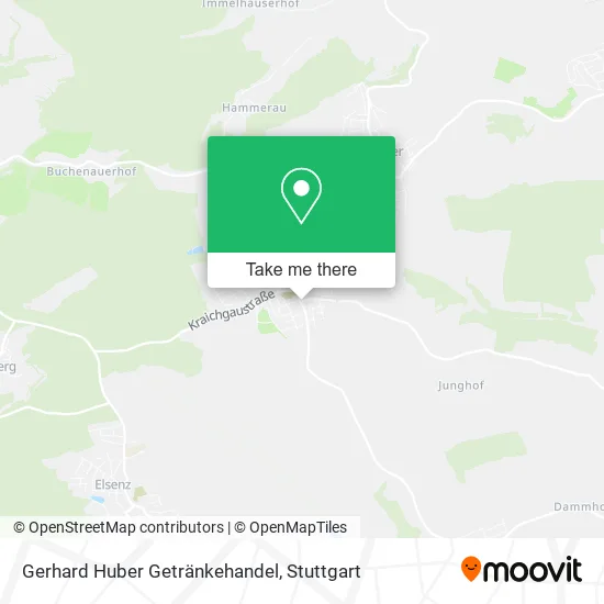 Карта Gerhard Huber Getränkehandel