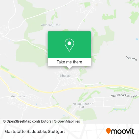 Карта Gaststätte Badstüble