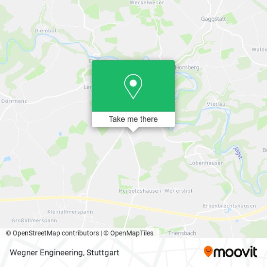 Wegner Engineering map