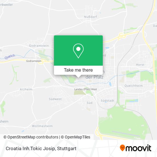 Croatia Inh.Tokic Josip map