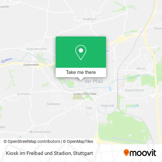Карта Kiosk im Freibad und Stadion