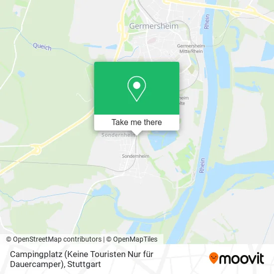Карта Campingplatz (Keine Touristen Nur für Dauercamper)
