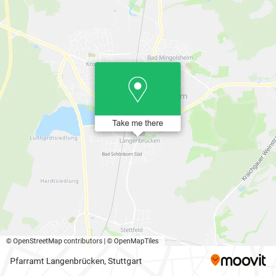 Карта Pfarramt Langenbrücken