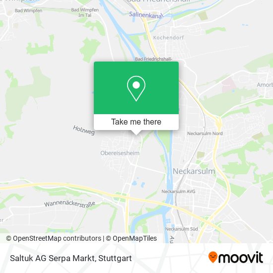 Карта Saltuk AG Serpa Markt