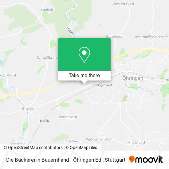Die Bäckerei in Bauernhand - Öhringen Edi map