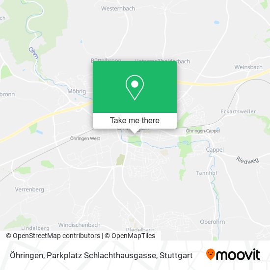 Öhringen, Parkplatz Schlachthausgasse map