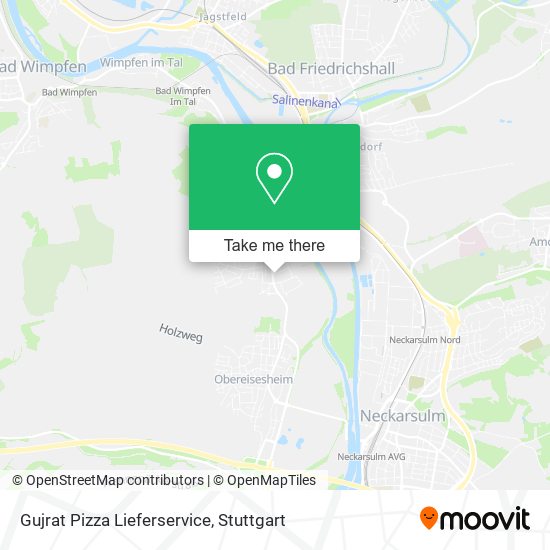 Gujrat Pizza Lieferservice map