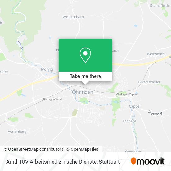Amd TÜV Arbeitsmedizinische Dienste map