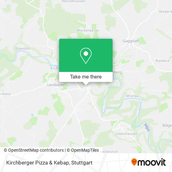 Карта Kirchberger Pizza & Kebap
