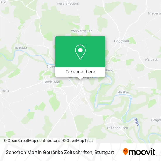 Карта Schofroh Martin Getränke Zeitschriften