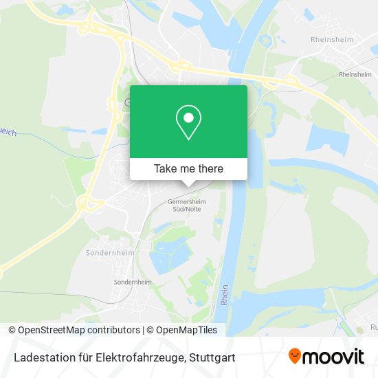 Ladestation für Elektrofahrzeuge map