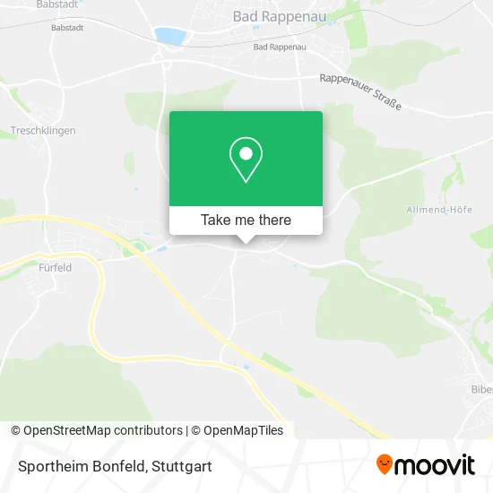 Карта Sportheim Bonfeld