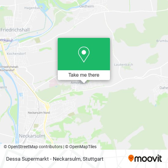 Dessa Supermarkt - Neckarsulm map