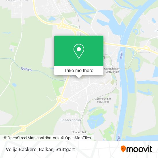 Velija Bäckerei Balkan map