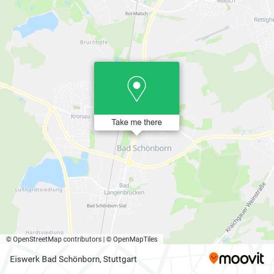 Eiswerk Bad Schönborn map