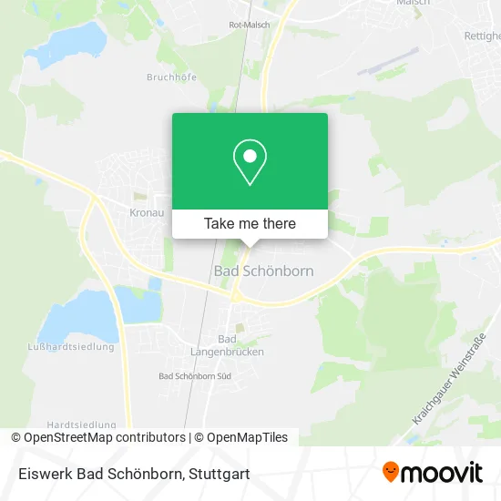 Карта Eiswerk Bad Schönborn