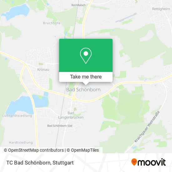 Карта TC Bad Schönborn