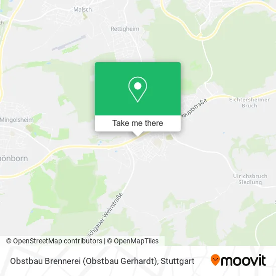 Карта Obstbau Brennerei (Obstbau Gerhardt)