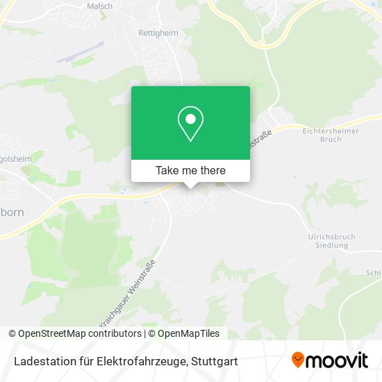 Карта Ladestation für Elektrofahrzeuge