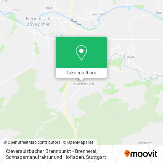 Cleversulzbacher Brennpunkt - Brennerei, Schnapsmanufraktur und Hofladen map