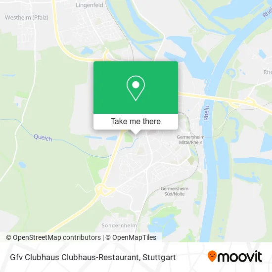 Карта Gfv Clubhaus Clubhaus-Restaurant