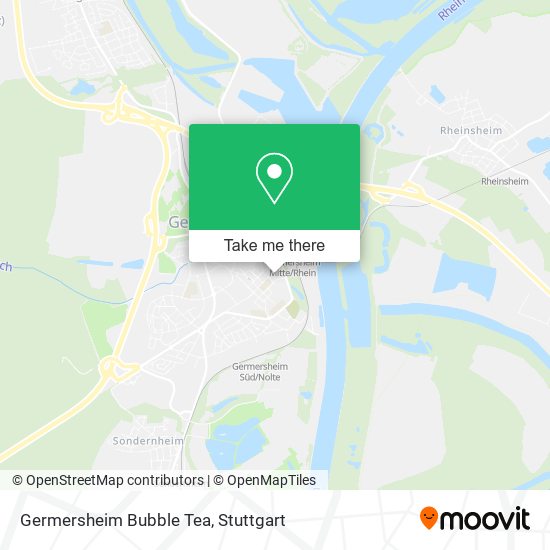 Germersheim Bubble Tea map