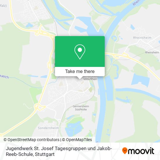 Jugendwerk St. Josef Tagesgruppen und Jakob-Reeb-Schule map