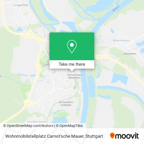 Карта Wohnmobilstellplatz Carnot'sche Mauer