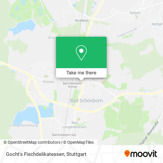 Карта Gocht's Fischdelikatessen