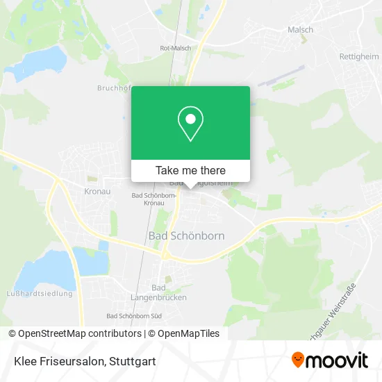 Карта Klee Friseursalon