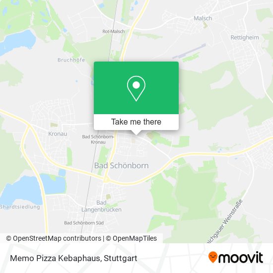 Memo Pizza Kebaphaus map