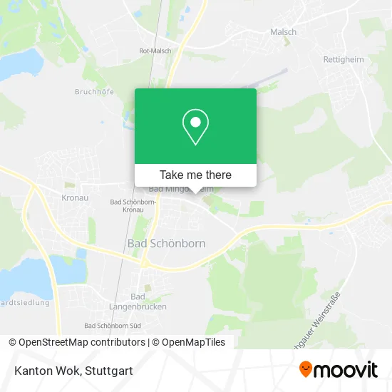 Карта Kanton Wok