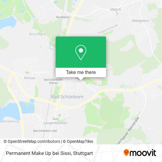 Карта Permanent Make Up bei Sissi