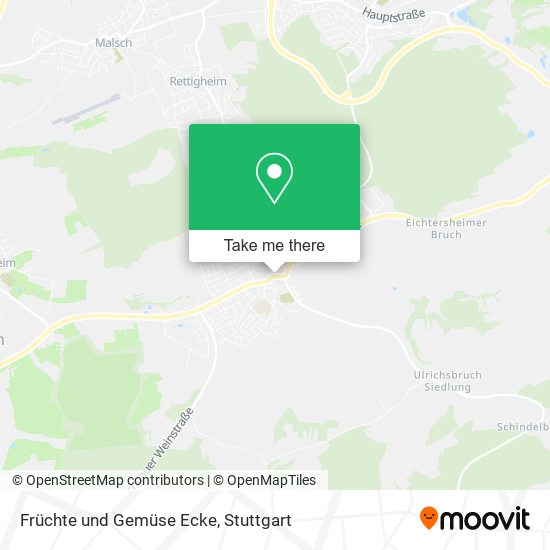 Früchte und Gemüse Ecke map