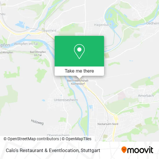 Карта Calo's Restaurant & Eventlocation